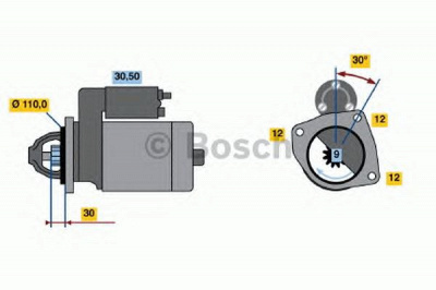 BOSCH 0986011060 -  Стартер