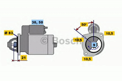 BOSCH 0986011070 -  Стартер