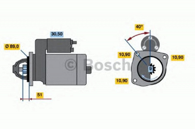 BOSCH 0986011250 -  Стартер