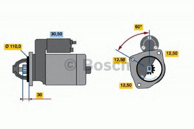 BOSCH 0986011310 -  Стартер