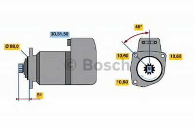 BOSCH 0986011540 -  Стартер