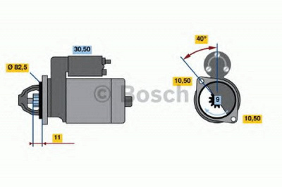 BOSCH 0986012101 -  Стартер