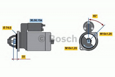 BOSCH 0986012281 -  Стартер