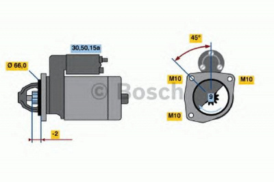 BOSCH 0986012340 -  Стартер
