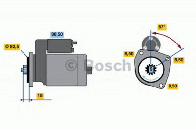 BOSCH 0986012650 -  Стартер