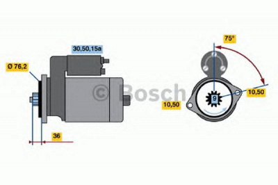 BOSCH 0986012660 -  Стартер
