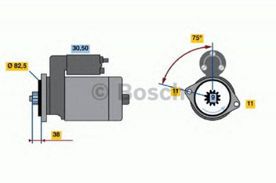 BOSCH 0986012901 -  Стартер