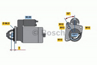 BOSCH 0986013200 -  Стартер
