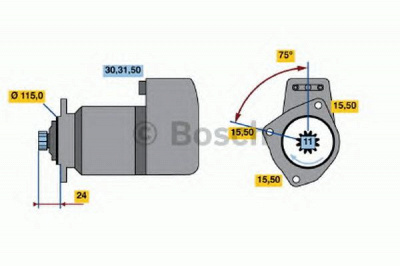 BOSCH 0986013430 -  Стартер
