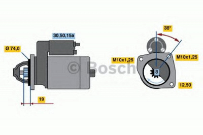 BOSCH 0986013501 -  Стартер