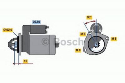 BOSCH 0986013740 -  Стартер