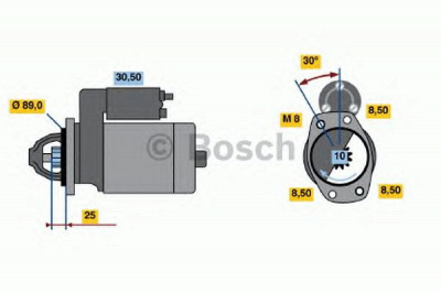 BOSCH 0986013821 -  Стартер