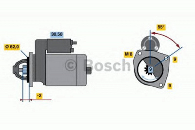 BOSCH 0986013850 -  Стартер