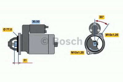 BOSCH 0986014171 -  Стартер