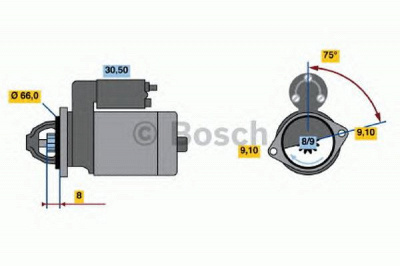 BOSCH 0986014350 -  Стартер