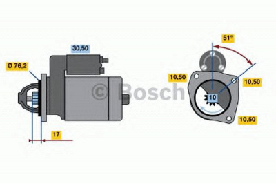 BOSCH 0986014600 -  Стартер