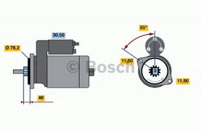 BOSCH 0986014830 -  Стартер