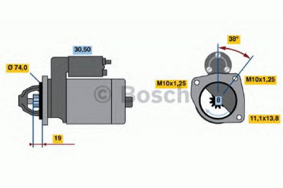 BOSCH 0986014991 -  Стартер