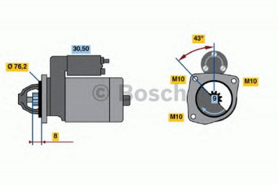 BOSCH 0986015230 -  Стартер