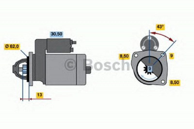BOSCH 0986015630 -  Стартер