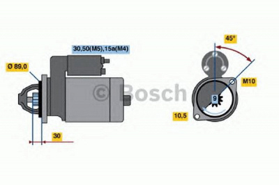 BOSCH 0986015740 -  Стартер