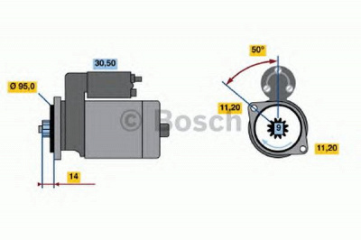 BOSCH 0986016031 -  Стартер