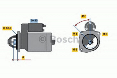 BOSCH 0986016130 -  Стартер