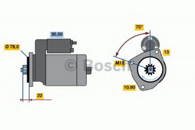 BOSCH 0986016161 -  Стартер