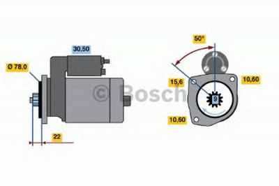 BOSCH 0986016171 -  Стартер