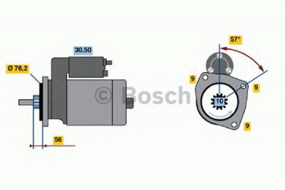 BOSCH 0986016190 -  Стартер