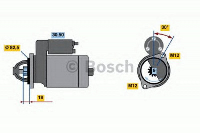 BOSCH 0986016240 -  Стартер