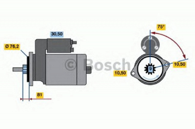 BOSCH 0986016250 -  Стартер