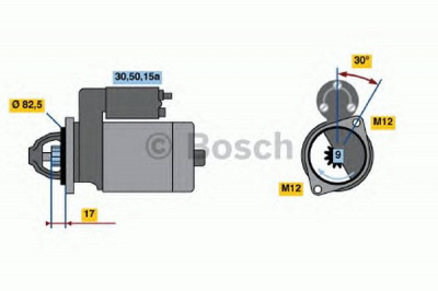 BOSCH 0986016330 -  Стартер