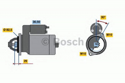 BOSCH 0986016390 -  Стартер