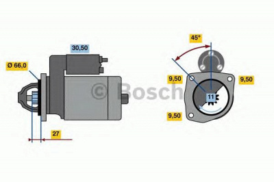 BOSCH 0986016411 -  Стартер