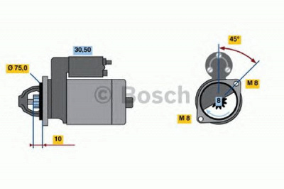 BOSCH 0986016451 -  Стартер