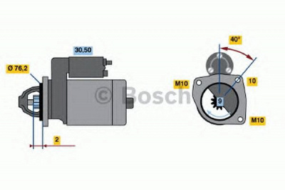 BOSCH 0986016660 -  Стартер
