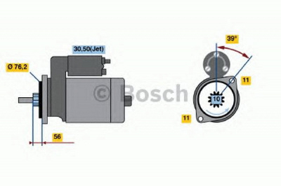 BOSCH 0986016700 -  Стартер