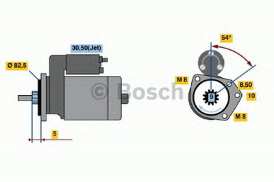 BOSCH 0986016790 -  Стартер