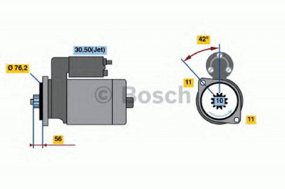 BOSCH 0986016980 -  Стартер