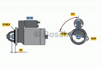 BOSCH 0986017120 -  Стартер
