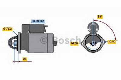 BOSCH 0986017150 -  Стартер