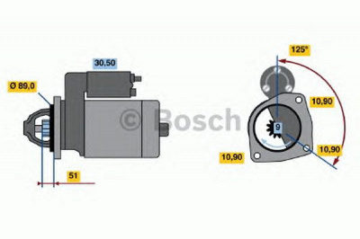 BOSCH 0986017240 -  Стартер