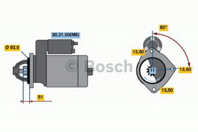 BOSCH 0986017320 -  Стартер