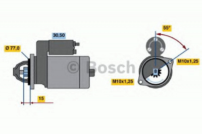 BOSCH 0986017651 -  Стартер