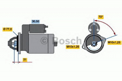 BOSCH 0986017691 -  Стартер