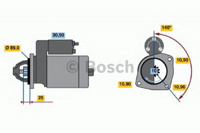 BOSCH 0986017880 -  Стартер
