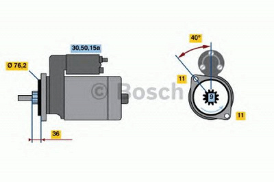 BOSCH 0986018200 -  Стартер