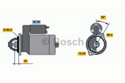 BOSCH 0986018210 -  Стартер