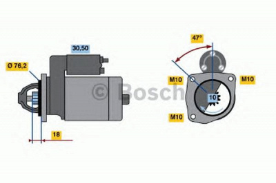 BOSCH 0986018220 -  Стартер